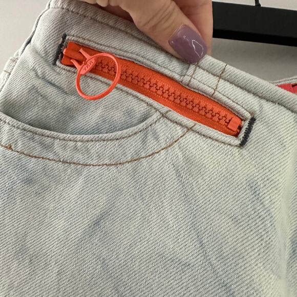 Choice by Calvin Klein Women’s Ultra Low Flare Light Acid Washed Jeans Size 30L - Picture 9 of 11